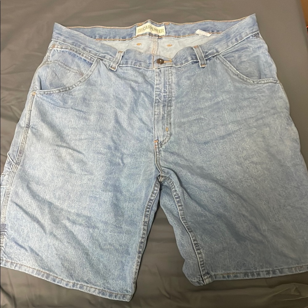 Faded Glory Blue Jean Shorts Relaxed Fit